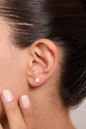 Heliophilia Silver Pendientes de Plata de Ley 925